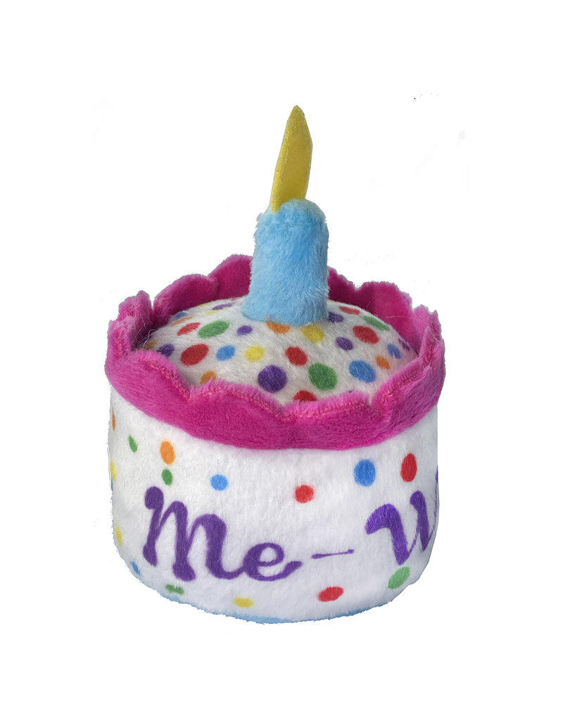 Kittybelles KITTYBELLES Mewow Birthday Cake Plush Cat Toy