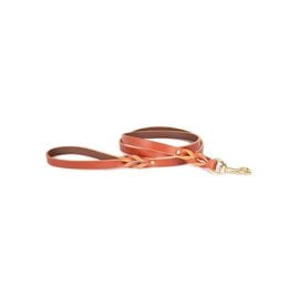 Auburn Leathercrafters Lake Country Basic Braided Leather Lead Tan 3/4 x 5'