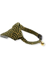 NECOICHI NECOICHI Cat Bandana Collar Gilded Wave Green