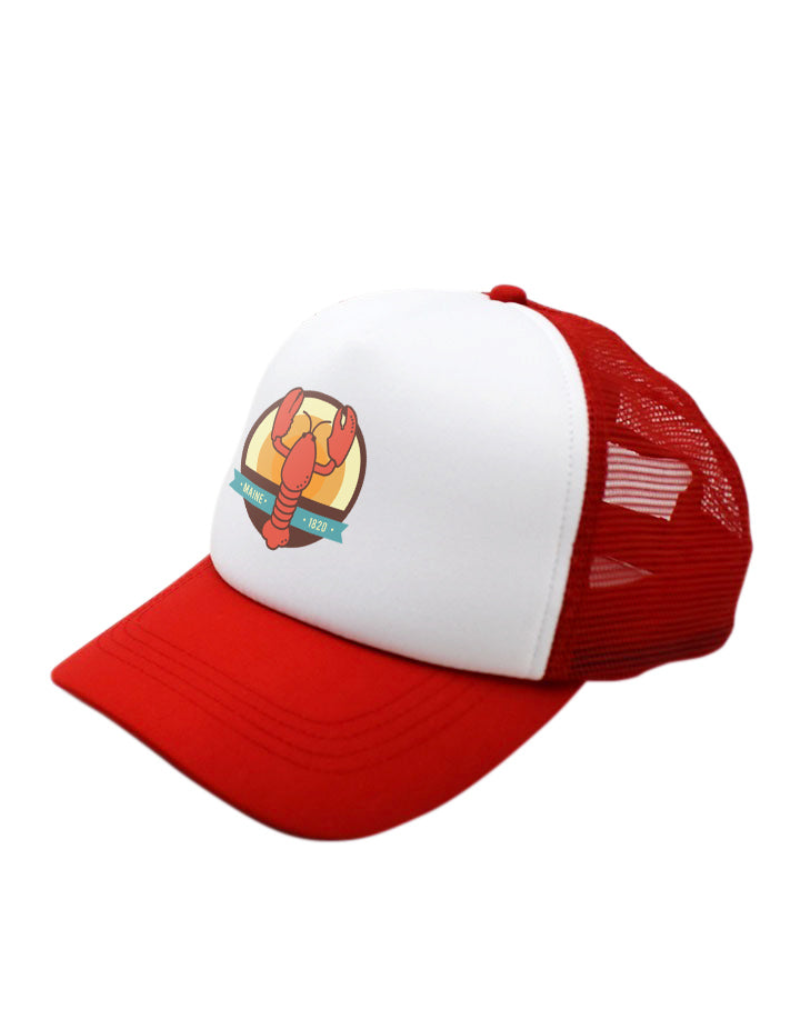 Puplids PUPLID Dog Trucker Hat Maine Lobster