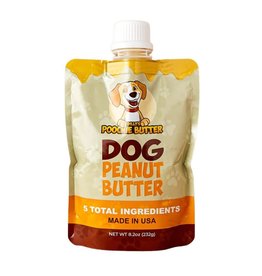 DILLYS POOCHIE BUTTER Dog Peanut Butter Squeeze Pack 8.2oz