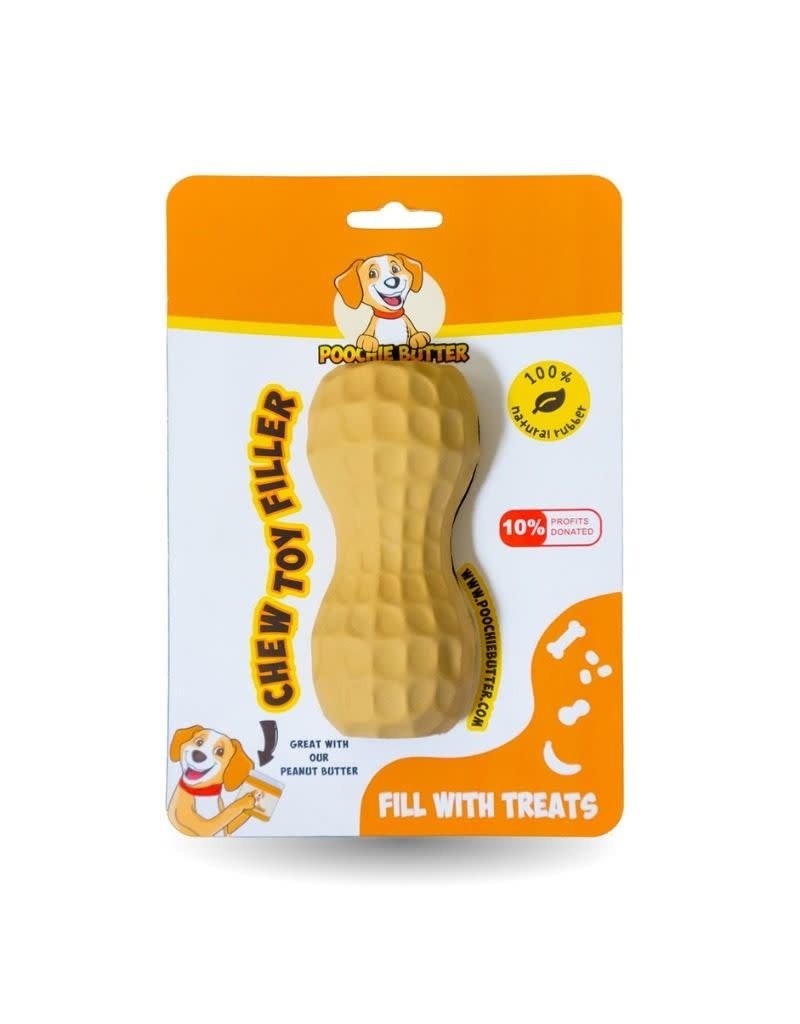 Poochie Pros, LLC DILLYS POOCHIE BUTTER Peanut Dog Toy - The Fish & Bone Poochie Pros, LLC DILLYS POOCHIE BUTTER Peanut Dog Toy - The Fish & Bone