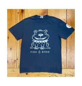 FISH & BONE FISH & BONE Short Sleeve DOG Shirt Graphite