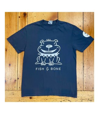 FISH & BONE FISH & BONE Short Sleeve DOG Shirt Graphite