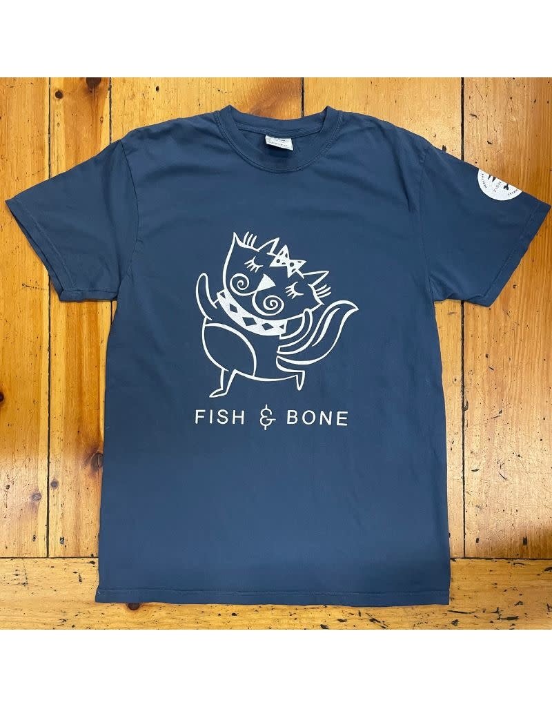 FISH BONE FISH BONE Short Sleeve CAT Shirt Midnight