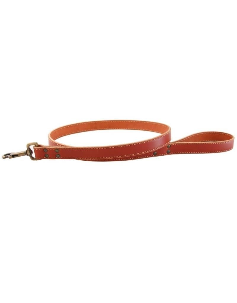 Auburn Leathercrafters Lake Country Stitched Leather Lead Tan