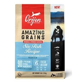 ORIJEN ORIJEN Amazing Grains Six Fish Dog Food 4lb