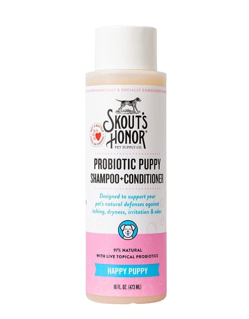 Skouts Honor SKOUTS HONOR Probiotic Shampoo + Conditioner Happy Puppy 16oz