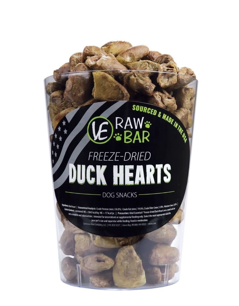 Vital Essentials VITAL ESSENTIALS Freezedried Single Duck Heart