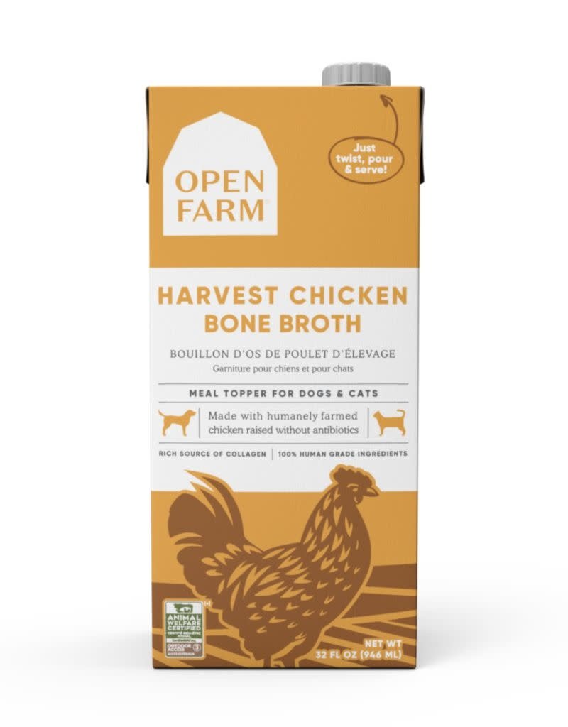 OPEN FARM Bone Broth Chicken 32oz The Fish & Bone