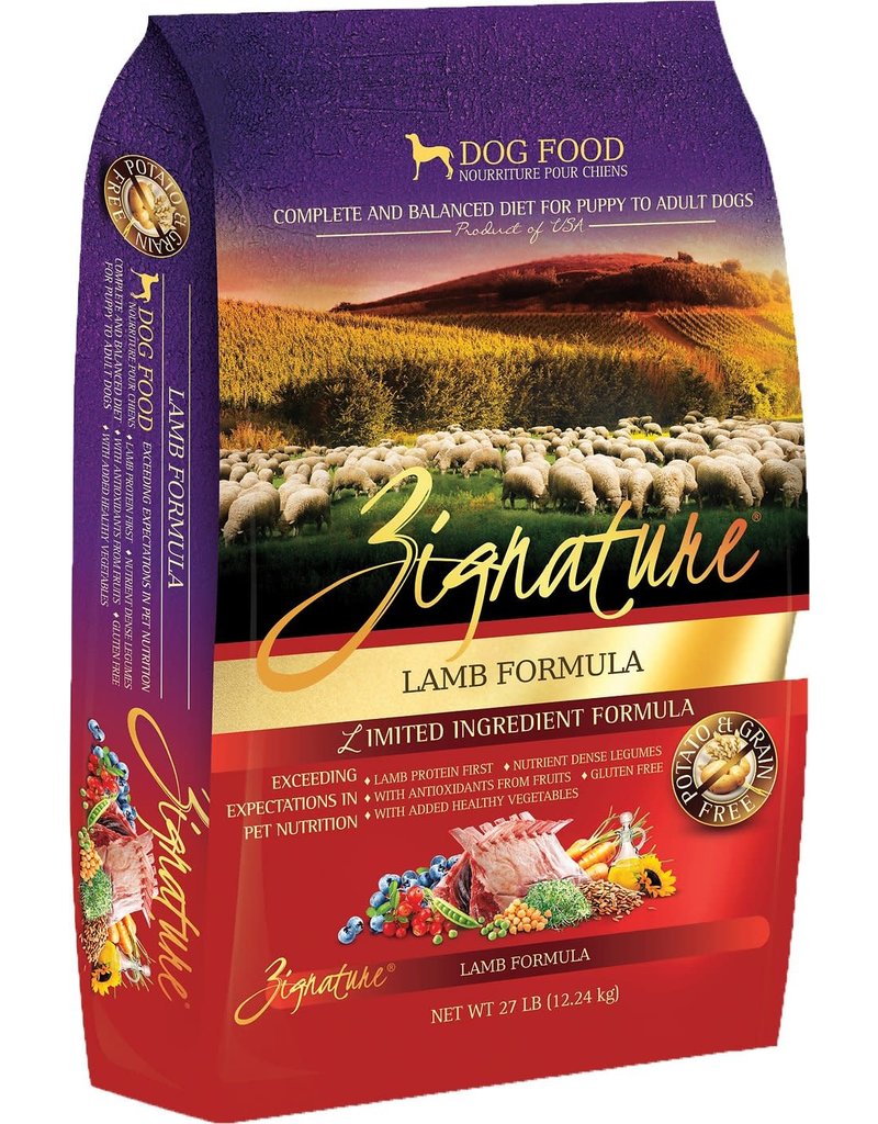 zignature lamb dog food near me