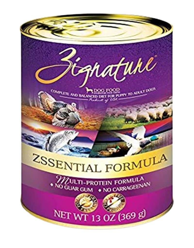 Zignature ZIGNATURE Zssential Grain-Free & Potato-Free Canned Dog Food Case 12/13oz