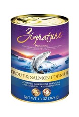 Zignature ZIGNATURE Trout & Salmon Grain-Free & Potato-Free Canned Dog Food 13oz