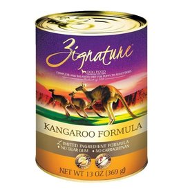 Zignature ZIGNATURE Kangaroo Grain-Free & Potato-Free Canned Dog Food Case 12/13oz