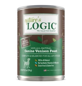 NATURE'S LOGIC NATURE'S LOGIC Venison Canned Dog Food CASE 12/13.2oz