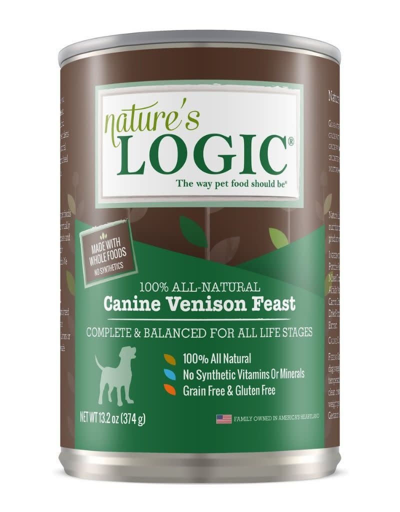 NATURE'S LOGIC NATURE'S LOGIC Venison Canned Dog Food CASE 12/13.2oz