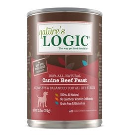 NATURE'S LOGIC NATURE'S LOGIC Beef Canned Dog Food CASE 12/13.2oz