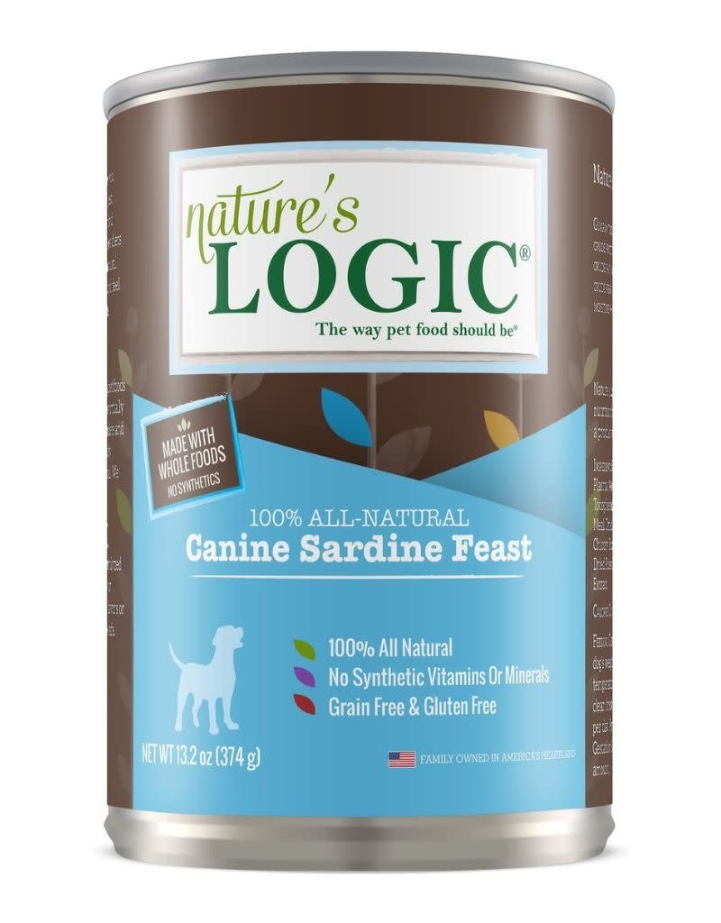 NATURE'S LOGIC NATURE'S LOGIC Sardine Canned Dog Food CASE 12/13.2oz