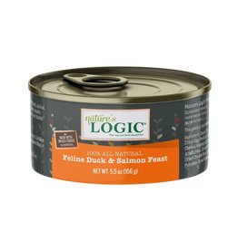 NATURE'S LOGIC NATURE'S LOGIC Duck & Salmon Canned Cat Food 5.5oz CASE/24