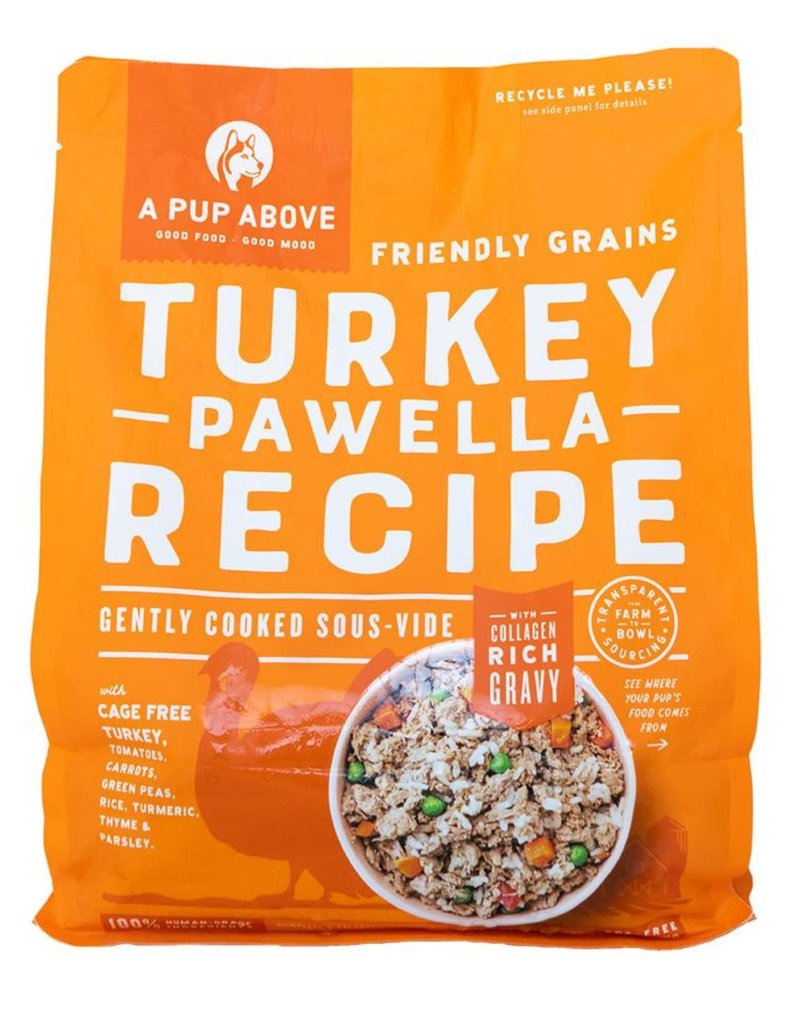 A PUP ABOVE A PUP ABOVE Gently Cooked Dog Food Turkey Pawella
