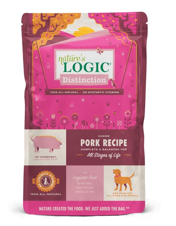 NATURE S LOGIC Distinction Dry Dog Food Pork The Fish Bone