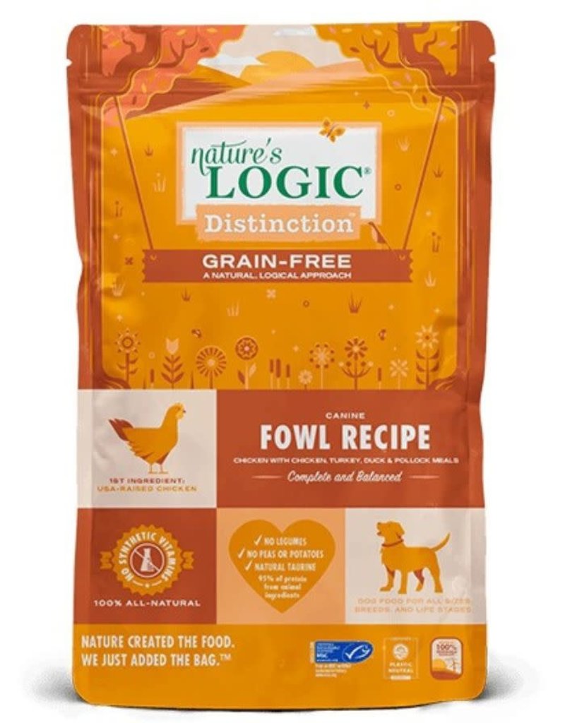 NATURE'S LOGIC NATURE'S LOGIC Distinction Dry Dog Food Grain Free Fowl