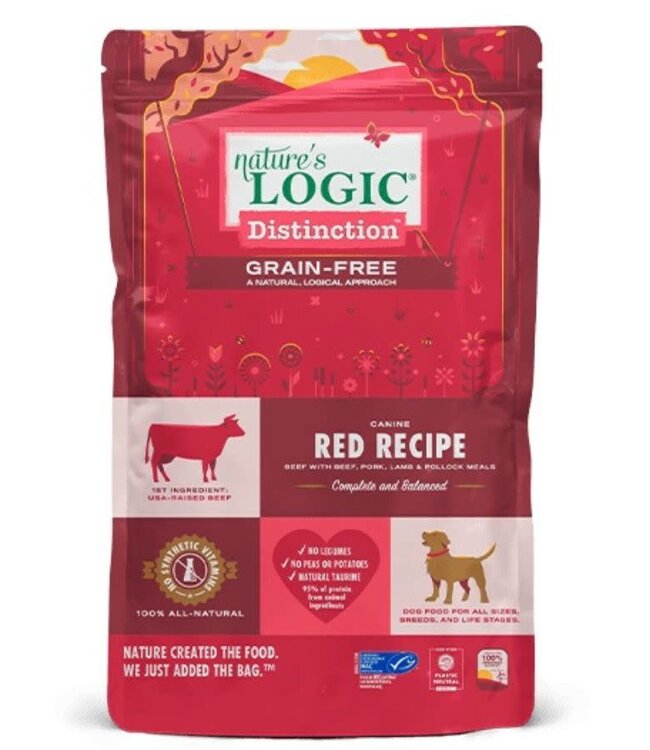 NATURE S LOGIC Distinction Dry Dog Food Grain Free Red Recipe The Fish Bone