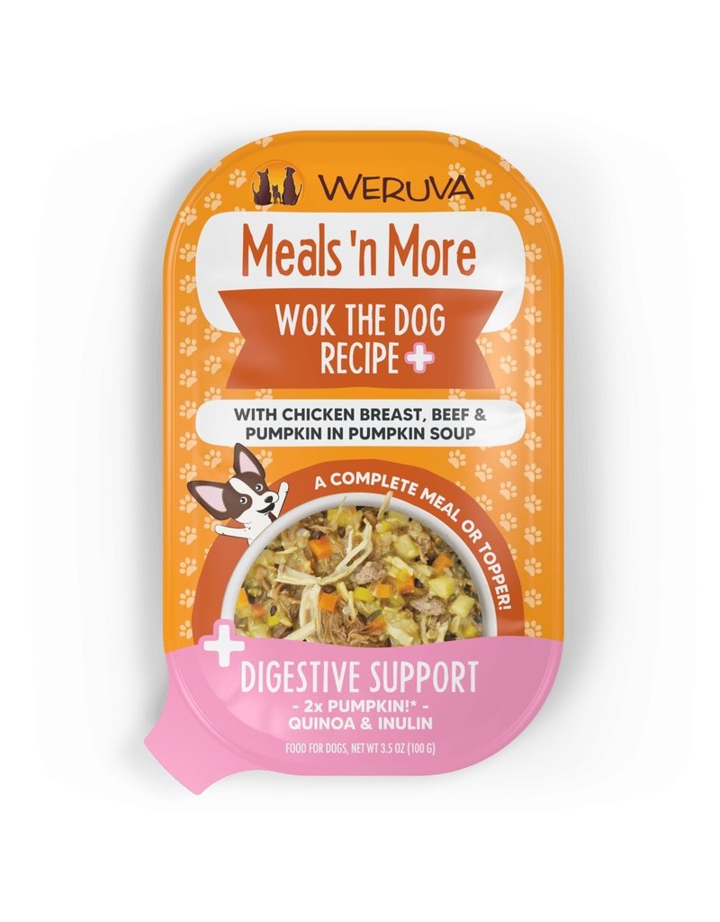 Weruva WERUVA Meals N More Dog Food Wok The Dog Cups Case 12/3OZ
