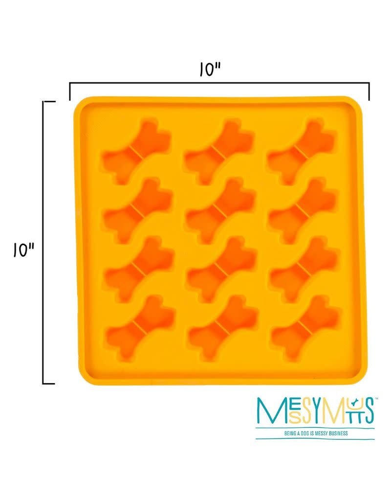 Messy Mutts MESSY MUTTS Framed Treat Mold 10 x 10 Orange