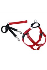 2HOUNDS DESIGN 2 HOUNDS DESIGN  Freedom No-Pull Harness & Leash 1 inch Red