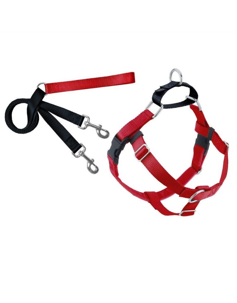 2HOUNDS DESIGN 2 HOUNDS DESIGN Freedom No-Pull Harness and Leash 5/8 inch Red