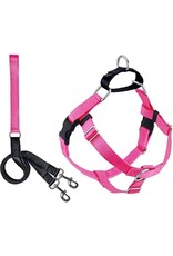 2HOUNDS DESIGN 2 HOUNDS DESIGN Freedom No-Pull Harness and Leash 5/8 inch Pink