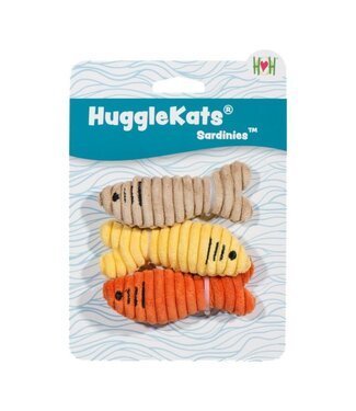 HuggleKat Sardines 3pk HuggleKat Sardines 3pk