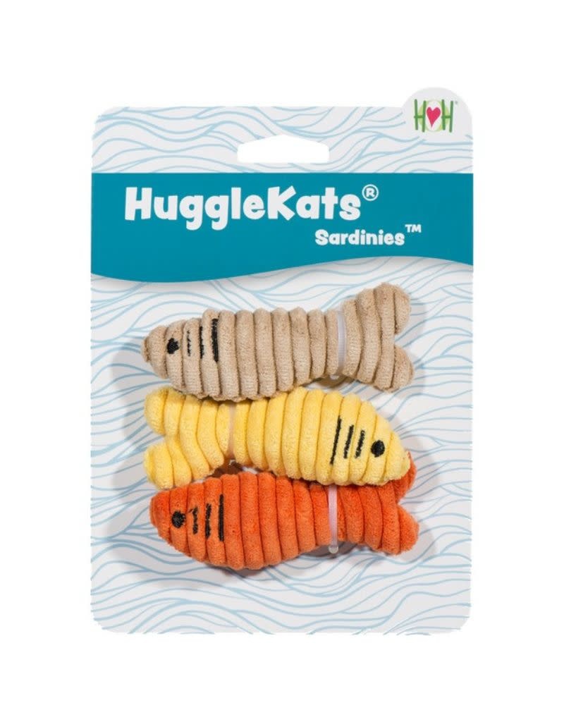 HuggleKat Sardines 3pk HuggleKat Sardines 3pk