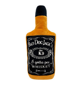 HUXLEY & KENT LULUBELLES Bad Dog Jack's Whisky  Plush Dog Toy