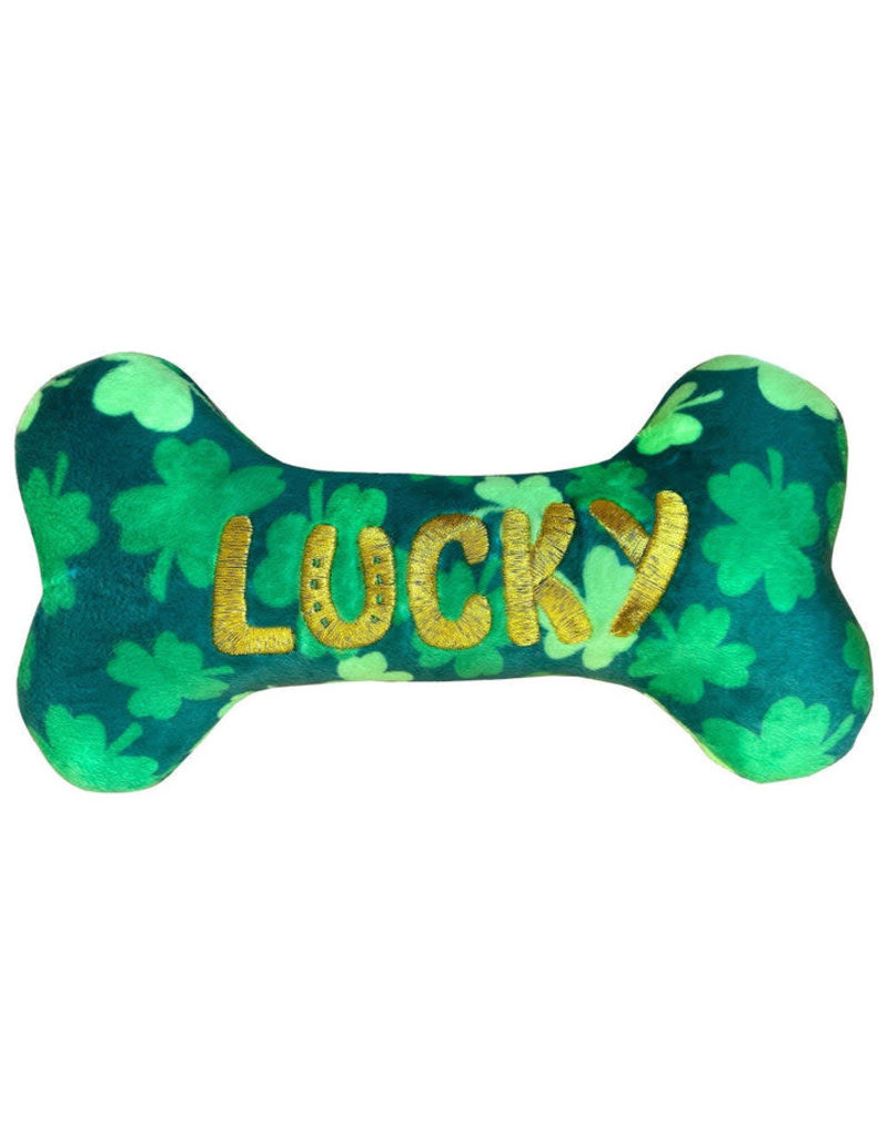 LULUBELLES LULUBELLES Lucky Charm  Bone Dog Toy