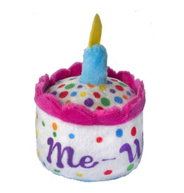 HUXLEY & KENT KITTYBELLES Mewow Cupcake/Candle Plush Cat Toy