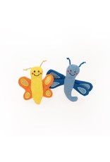 Zippy Paws ZIPPYCLAWS Butterfly and Dragonfly 2PK