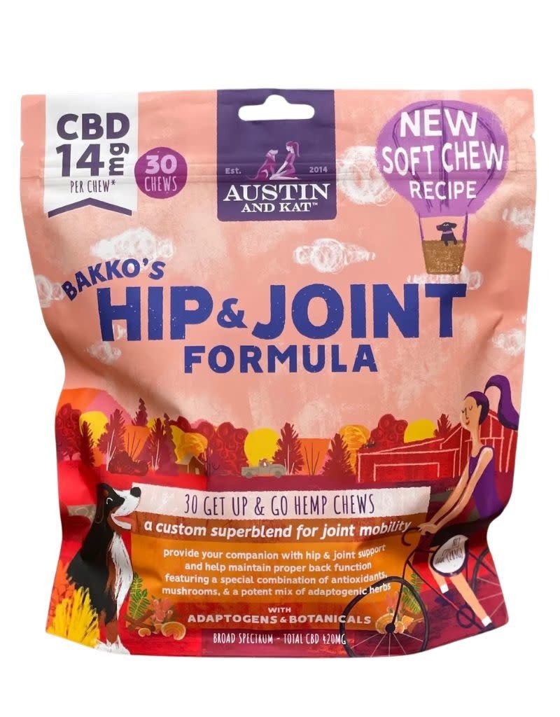 AUSTIN & KAT AUSTIN & KAT Bakko's Hip & Joint Chew 14mg