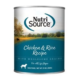 NUTRISOURCE NUTRISOURCE DOG CHICKEN & RICE 13OZ