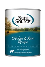 Nutri Source NUTRISOURCE DOG CHICKEN & RICE 13OZ CASE/12