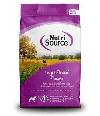 NUTRISOURCE NUTRISOURCE Large Breed Puppy Food Chicken and Rice