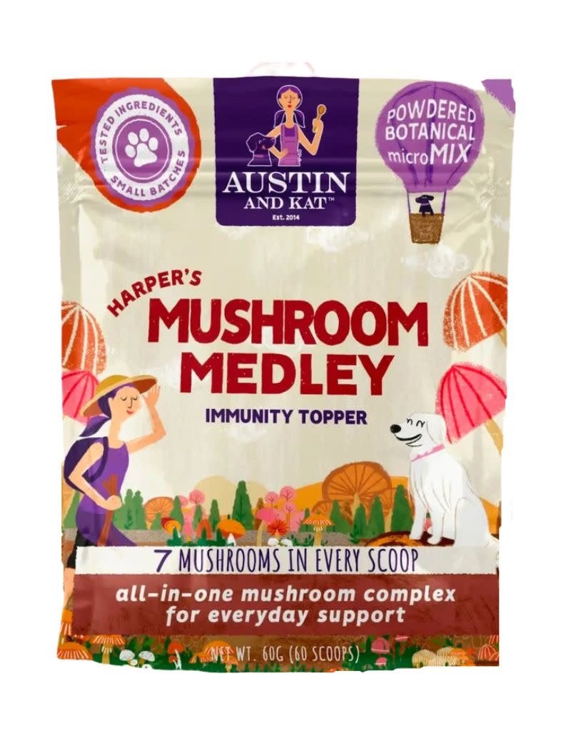 AUSTIN & KAT AUSTIN & KAT Harpers Mushroom Medley Immunity Topper 60G