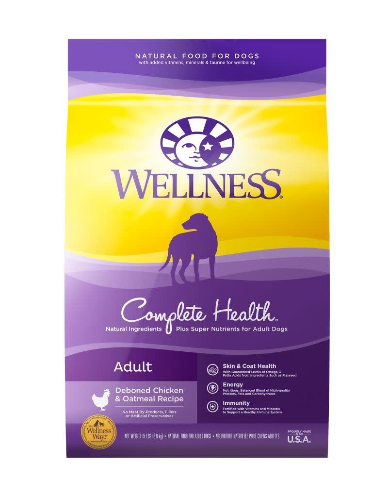 WellPet WELLNESS Complete Health Dry Dog Food Deboned Chicken and Oatmeal