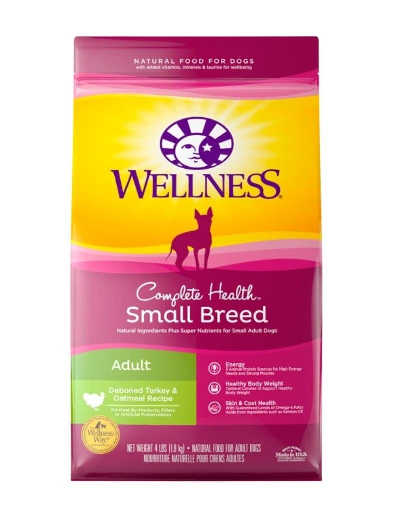 WellPet WELLNESS Complete Health  Dry Dog Food Small Breed Turkey and Oatmeal