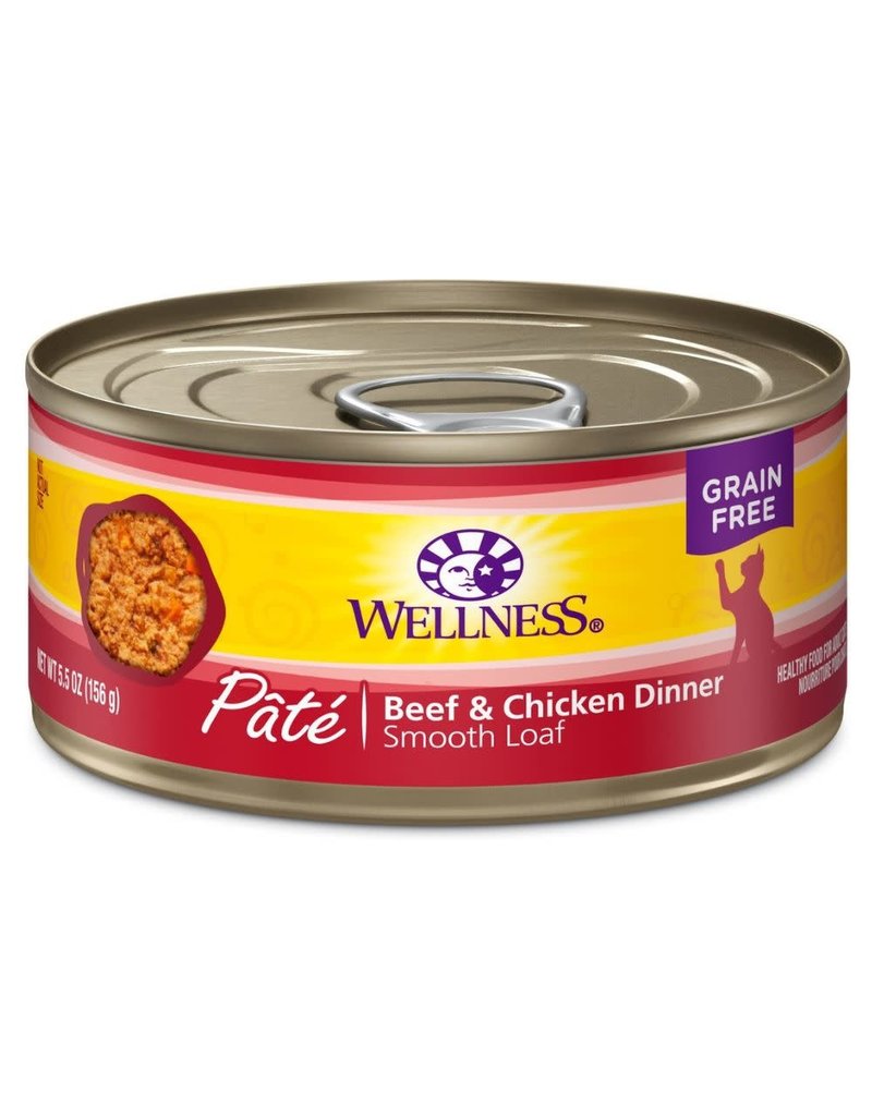 WellPet WELLNESS Beef and Chicken Canned Cat Food