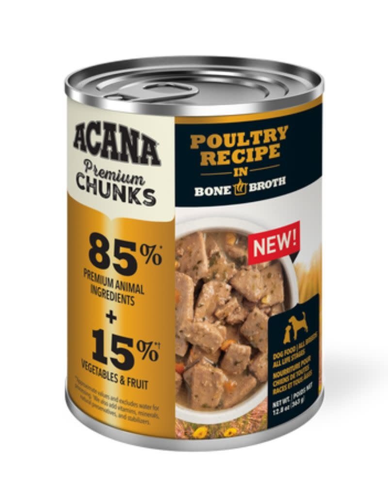 Acana ACANA Grain-Free Premium Chunks Canned Dog Food 12.8oz Poultry