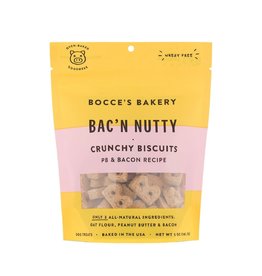 Bocces Bakery BOCCE'S Crunchy Bacon Nutty Dog Treat 5OZ