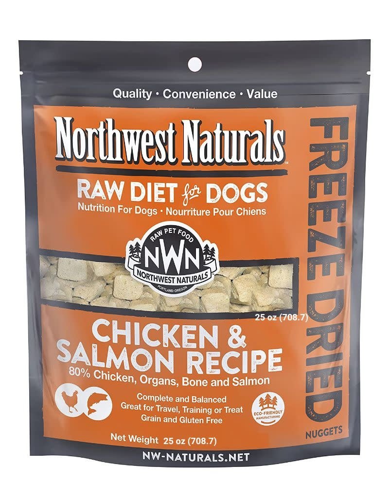 Northwest Naturals NORTHWEST NATURALS Chicken and Salmon Freezedried Dog Food 25OZ