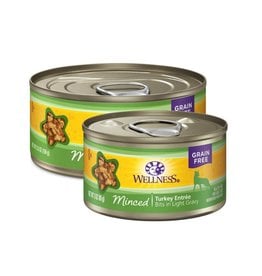 WellPet WELLNESS Minced Turkey Canned Cat Food